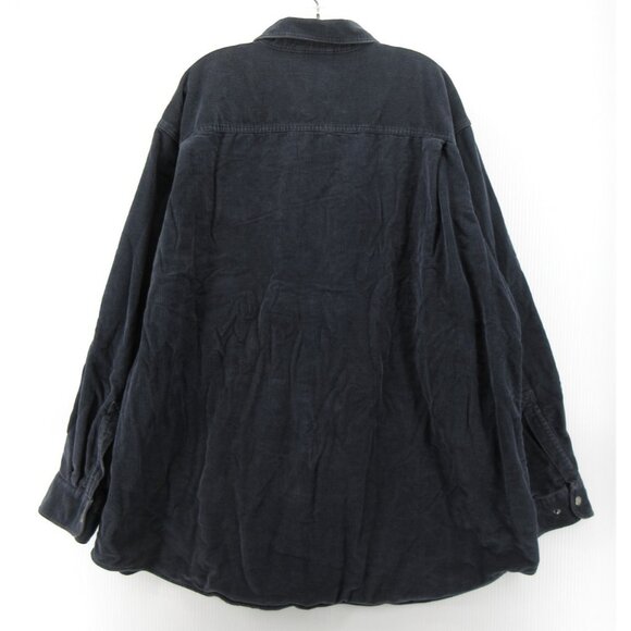 VINTAGE LL Bean Shirt XXL Corduroy Fleece Lined Shacket Field Work * - Picture 6 of 10